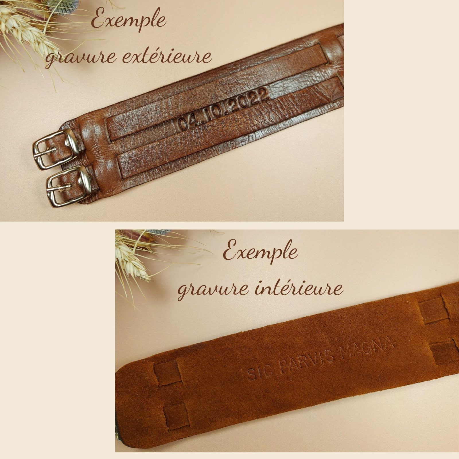 exemple de personnalisation bracelet de force