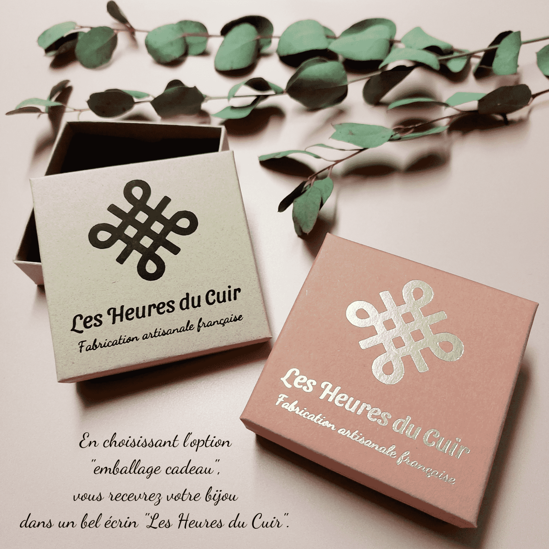 emballage cadeau pour bijou les heures du cuir