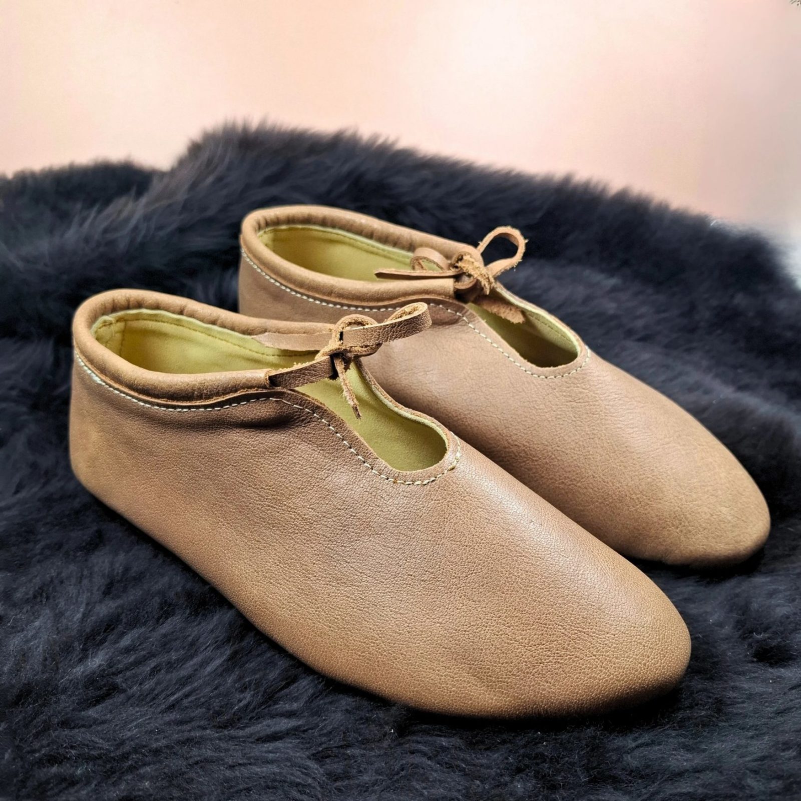 chaussures médiévales en cuir