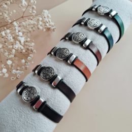 bracelet celtique cuir