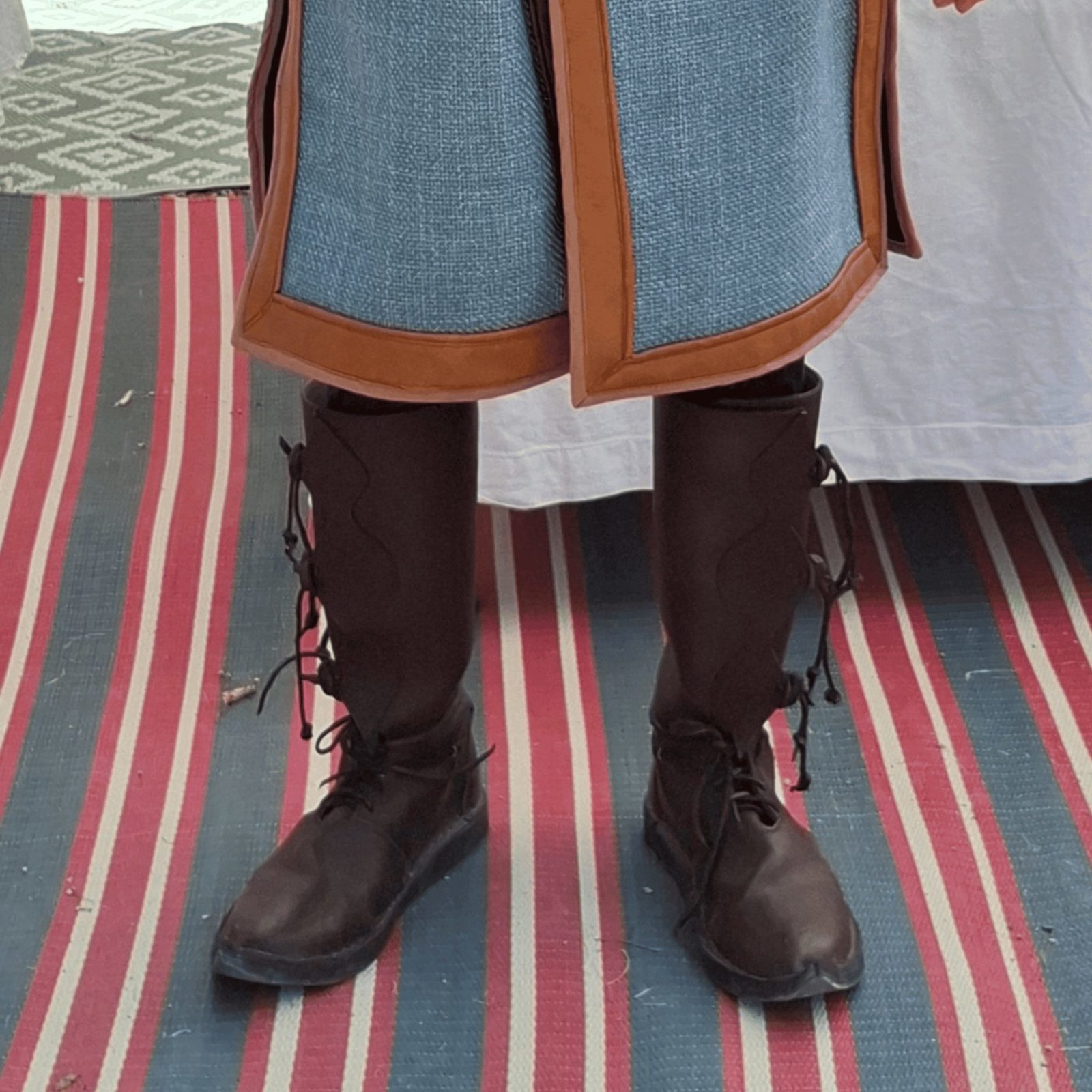 Bottes médiévales en cuir